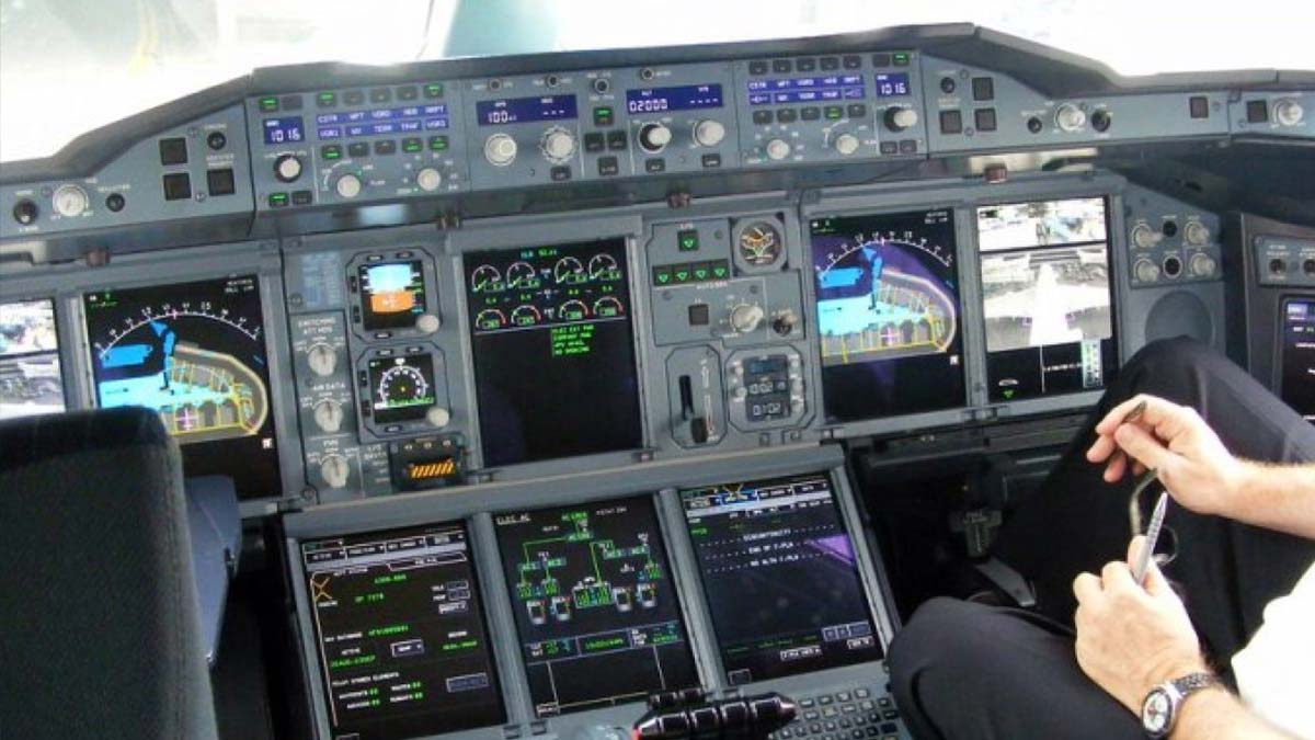 Bizarre Brawl in an Airplane Cockpit