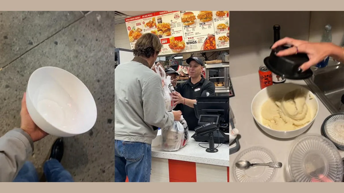 Man Shares KFC Mashed Potatoes Life Hack