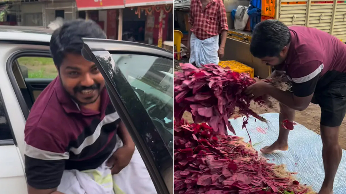 Kerala Farmer Drives Audi A4 to Roadside Market to Sell Vegetables