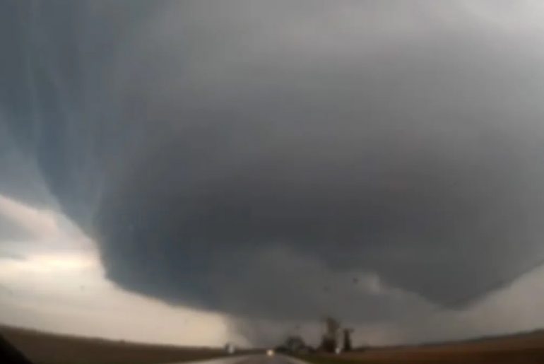 Storm Chasers Trapped Inside a Tornado
