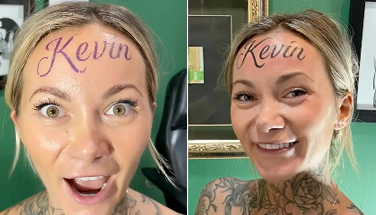 UK Woman Gets Her Boyfriend's Name Inked Upon Her Head